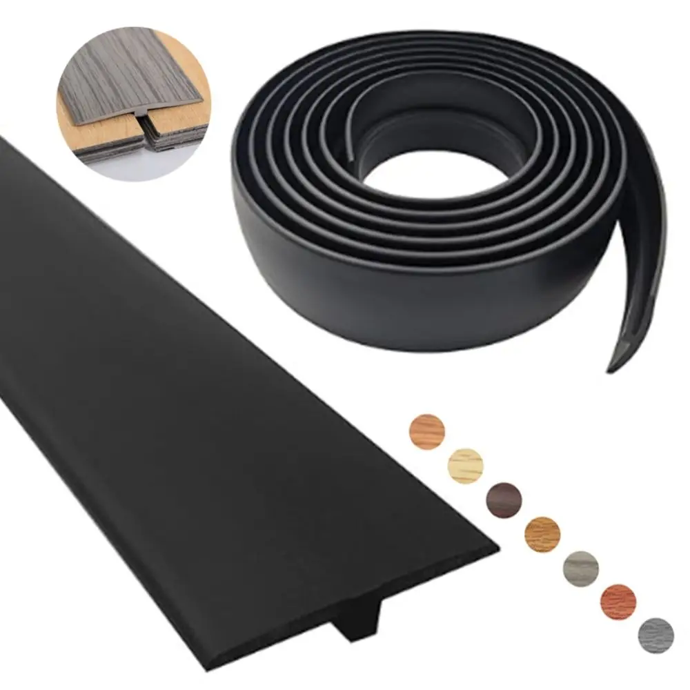 

NEW Carpet To Tile Floor Transition Strip Self Adhesive Wood Grain Edging Trim Strip Cuttable PVC Threshold Cover Doorway