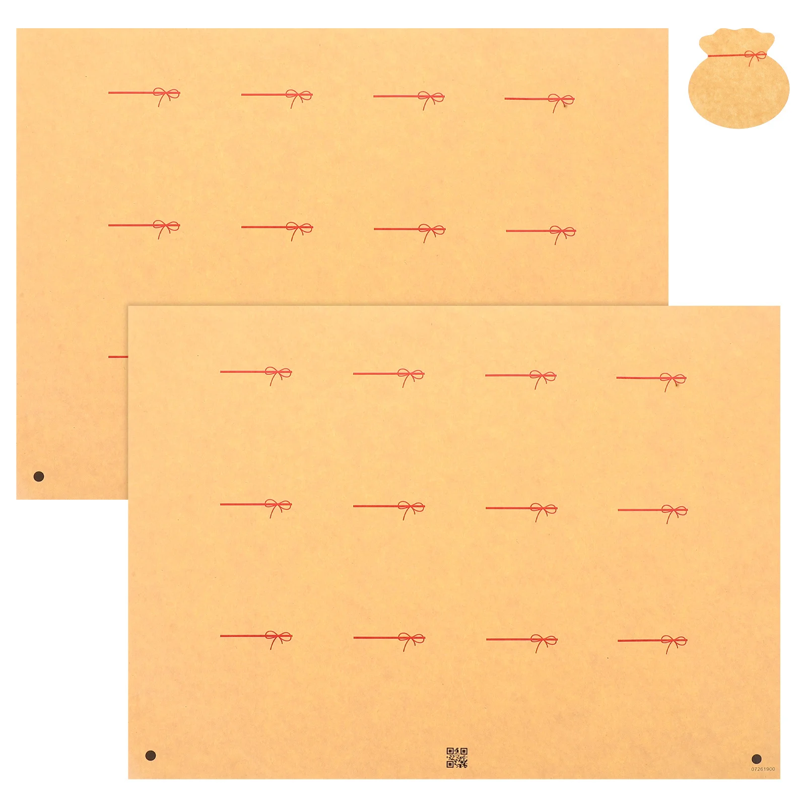 

Kraft Wine Label Stickers Blank Adhesive Sheets for Fruit Wine Bottles DIY Wedding Party Supplies Kraft Label Sheets