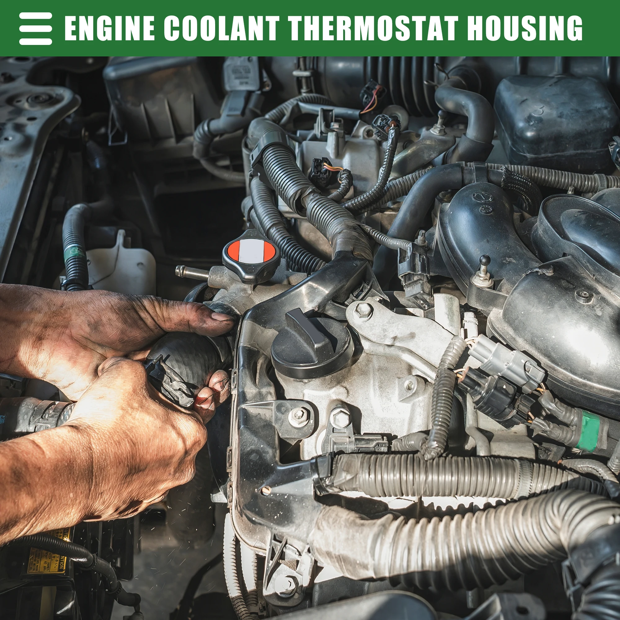 

UXCELL Автомобильный клапан управления охлаждающей жидкостью для Peugeot J5 1990-1994 No 7661843 Черный