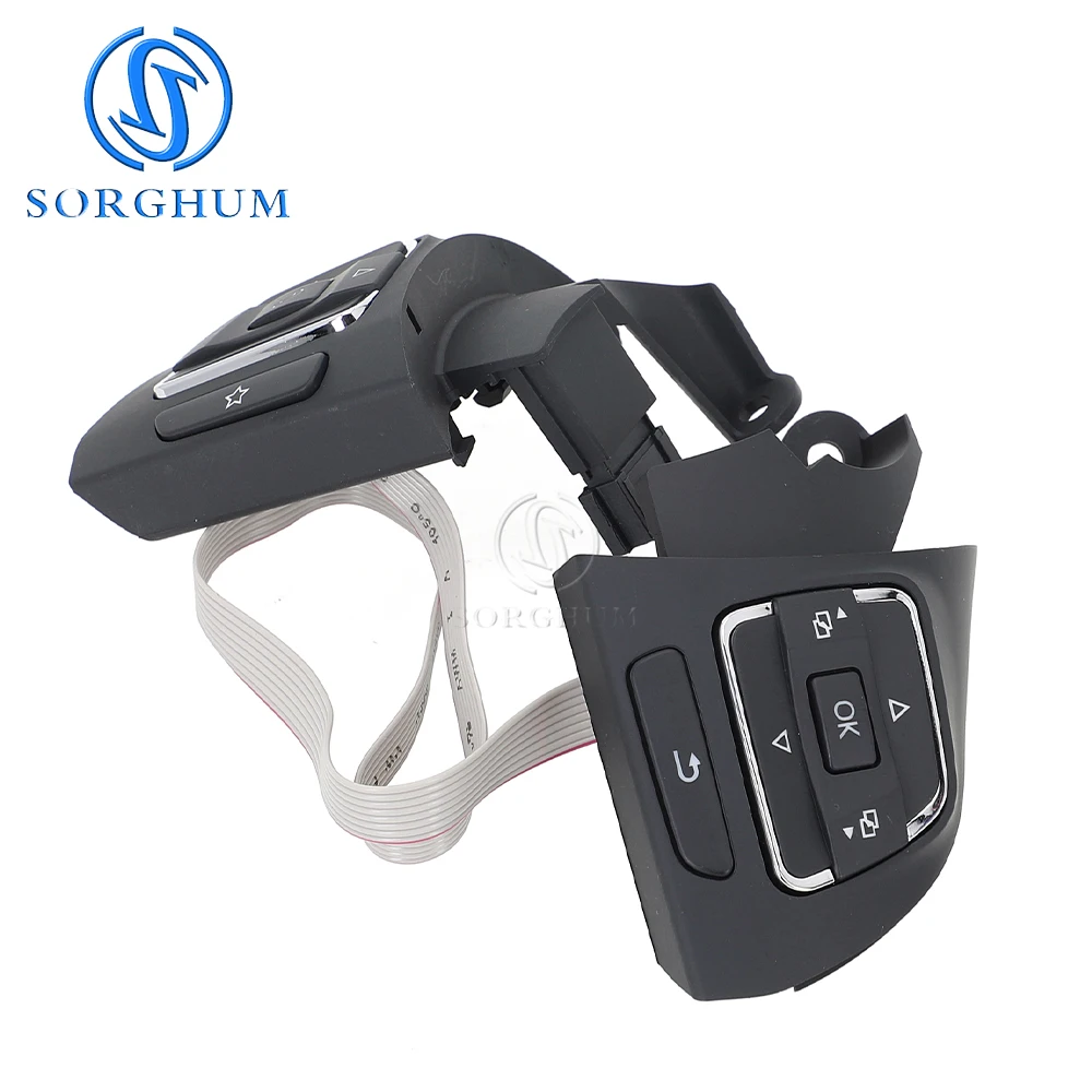 Car Multifunction Steering Wheel Switch Audio Control Combination Button 56D959538A 56D959537B For VW Passat B7 2011-2015 Sharan