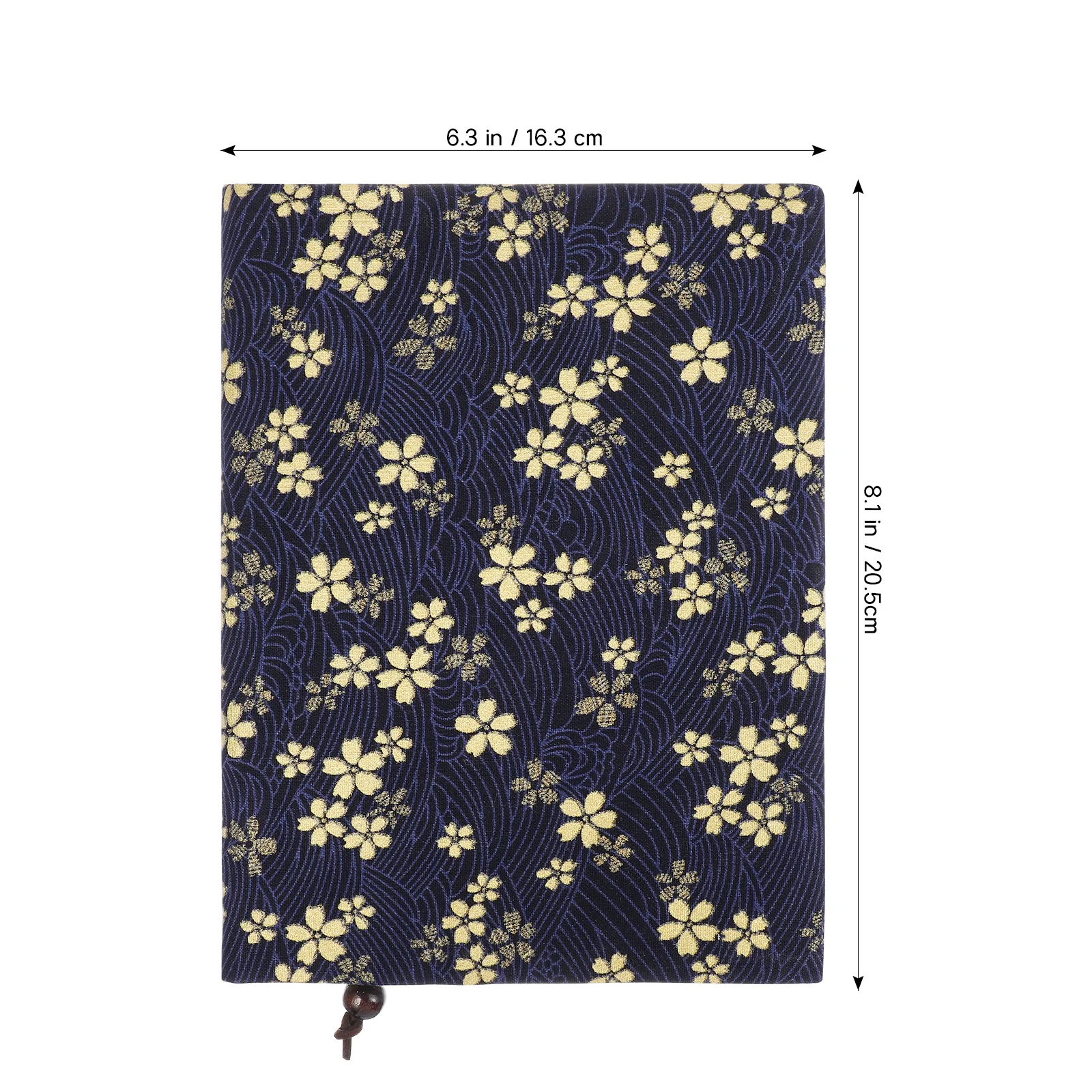 Funda de tela para libro, Protector exquisito para la escuela, flores decorativas, tela protectora de piel con estilo