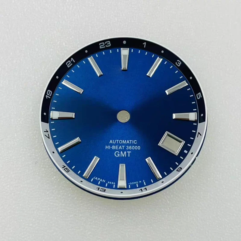 

NH34 Dial Diameter 32mm Mechanical Watch Modified GS Four-Hand BGW Blue Green Luminous Dial Watch Accessories