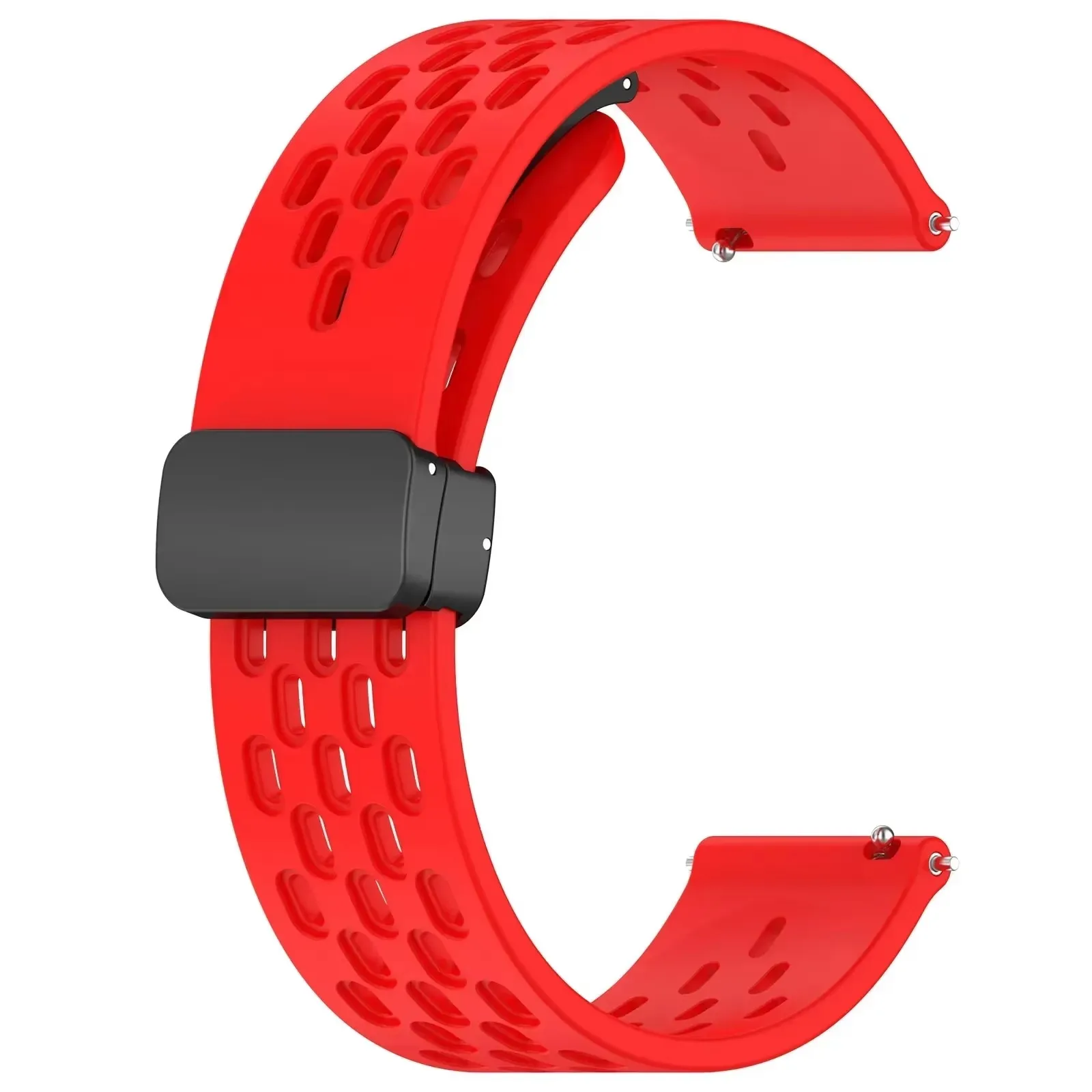 Silicone Folding Magnetic Buckle Strap For Redmi Watch 5 Lite Replacement Accessories Bracelet For Redmi Watch 5 Active / 5 Lite