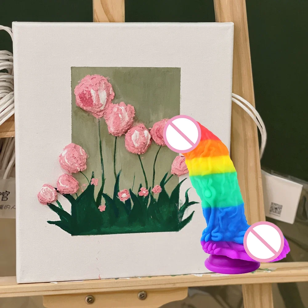 Soft Penis Artificial Rainbow Monster Dragon Dildos Adult Sex Toys Animal Suction Cup Dildos Sexy Gode Anal Plug Dick Massagers