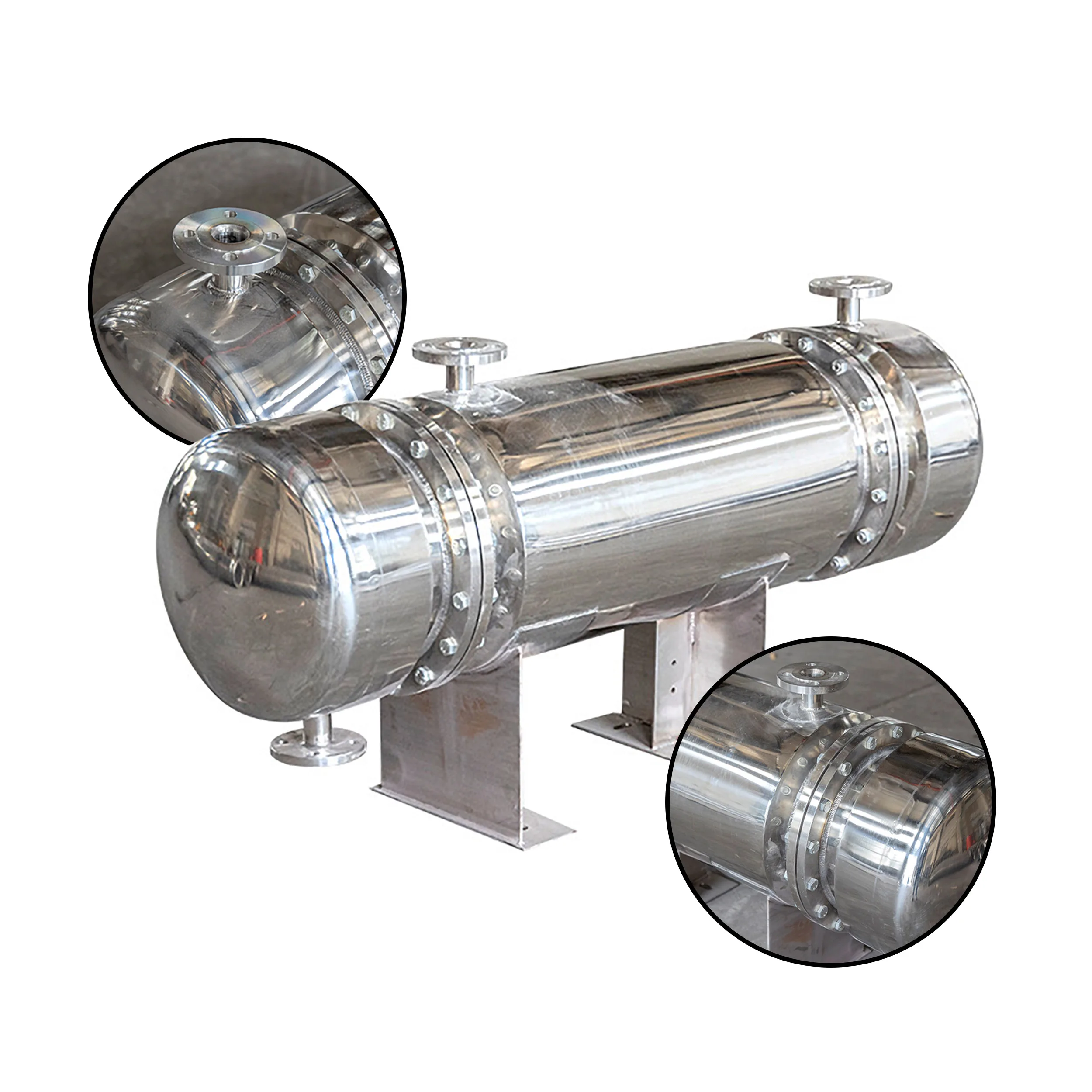 Marine Oil Cooler Tube Sheet Shell and Tube Type Heat Exchanger Refrigeration Heat Exchange Parts