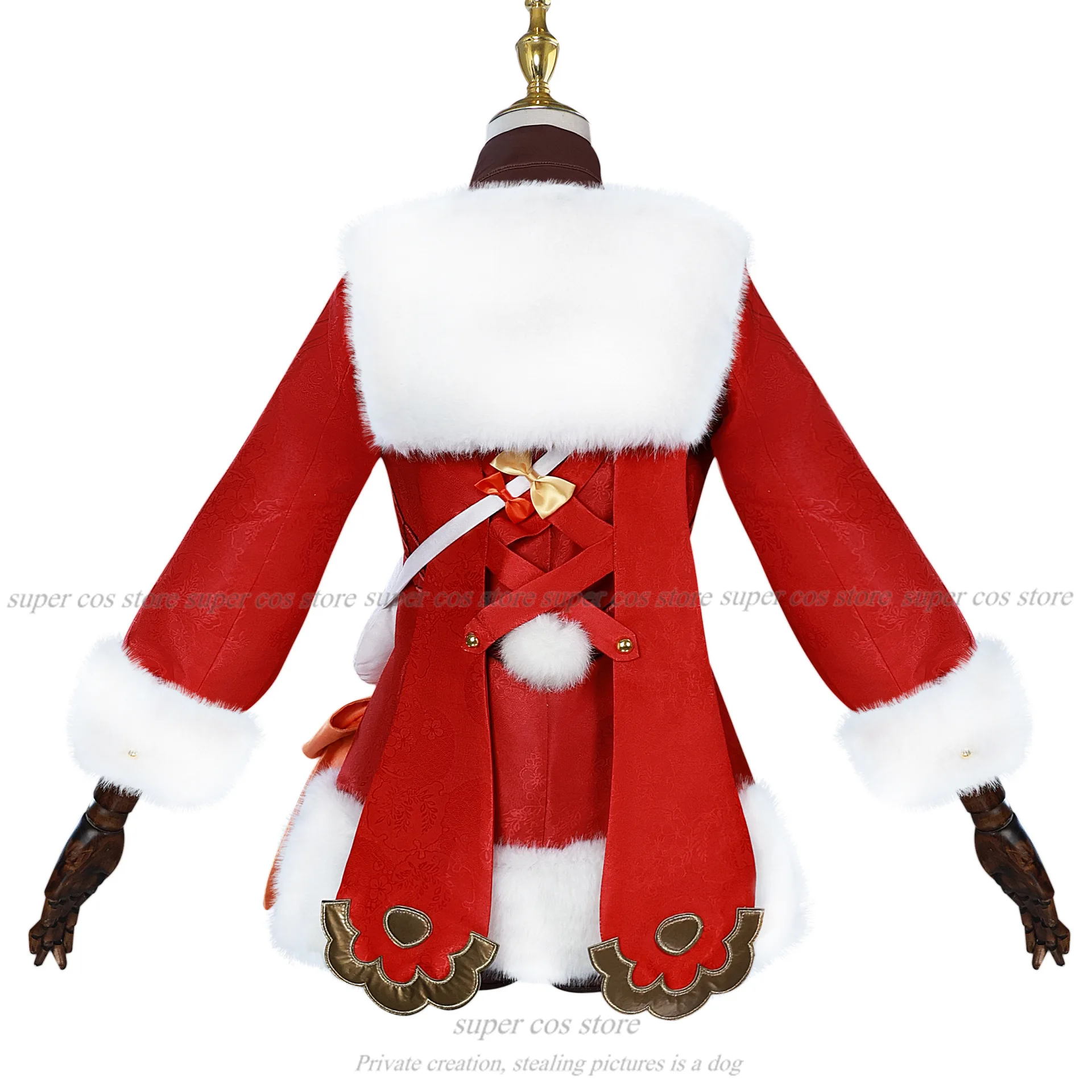 Genshin Impact Lantern Rite Hu Tao Косплей Костюм Cherries Snow Laden Hu Tao Женский костюм Хэллоуин Платье для ролевых игр