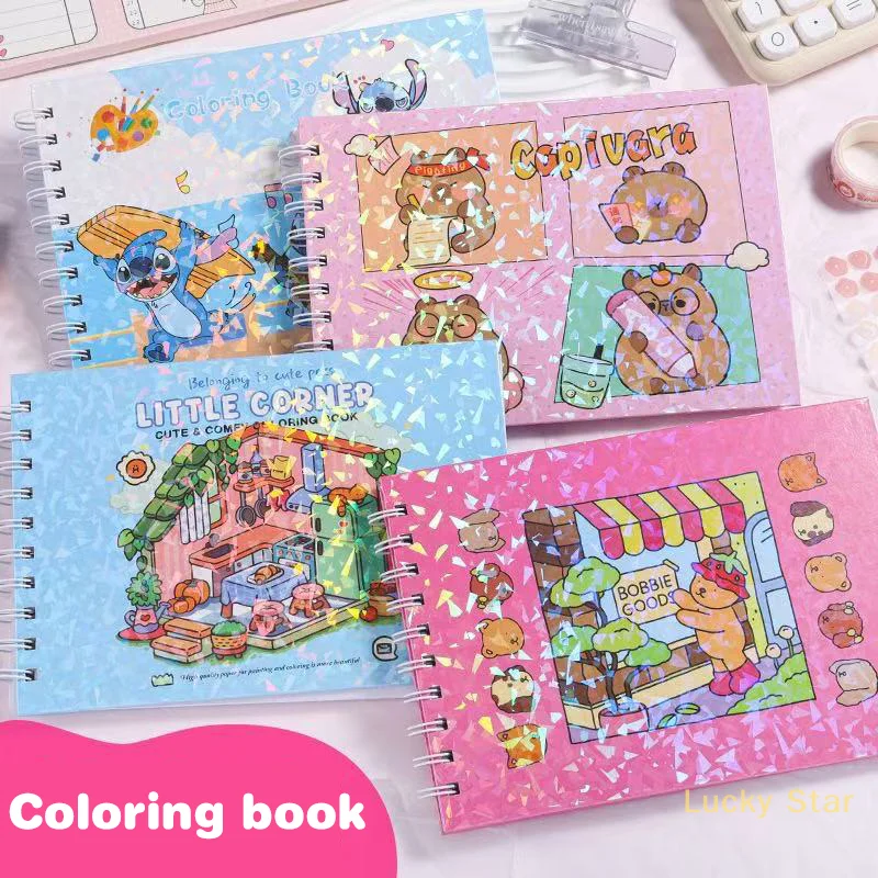 

[CCF2] New Coloring Book BOBBIE GOODS Creative And Interesting Graffiti Coloring book Set Art Supplies
