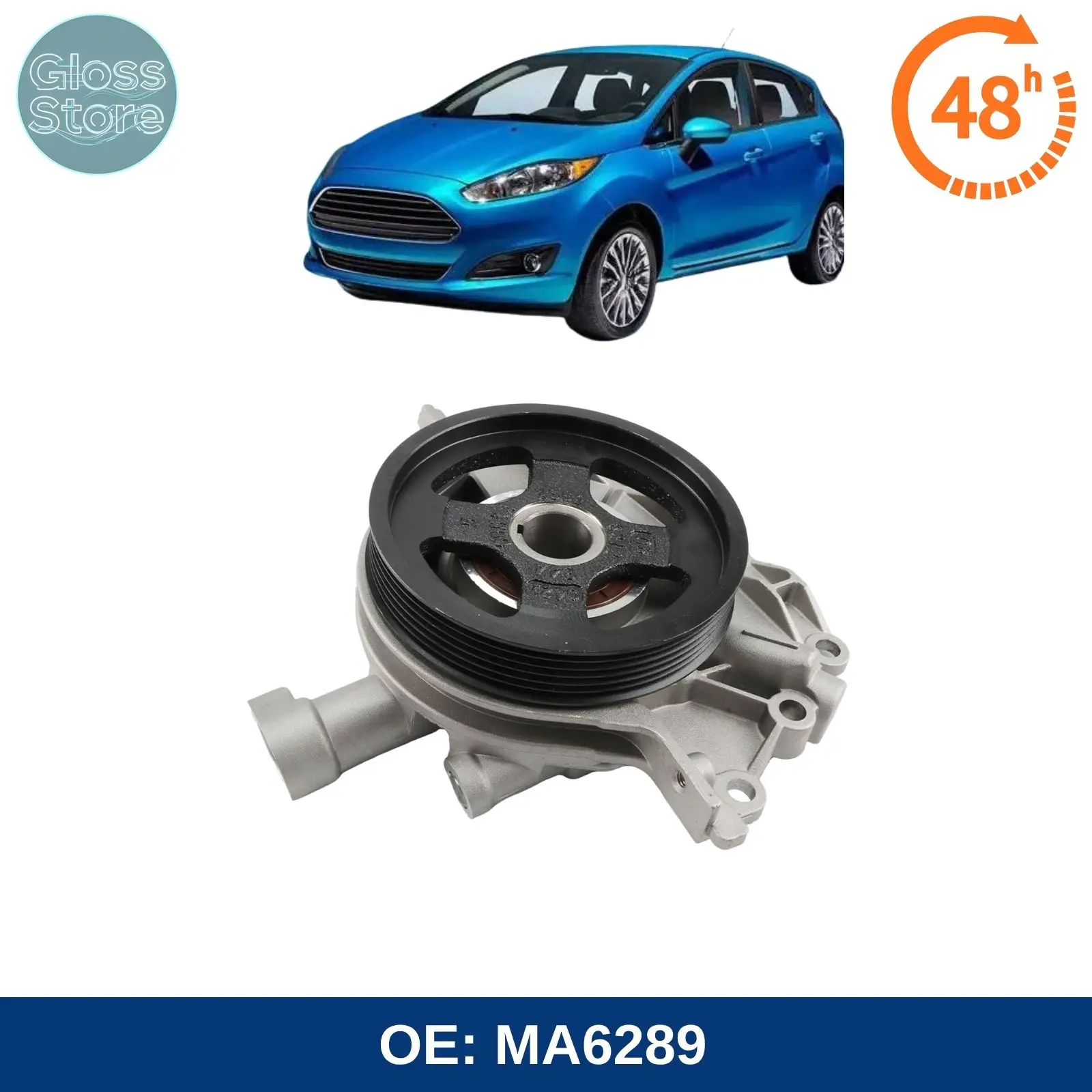 Bomba de aceite de motor MA6289 para Ford Fiesta Ikon Ka Courier L4 1,6l 1596cc 8V 2000-2010, accesorios de reparación de automóviles