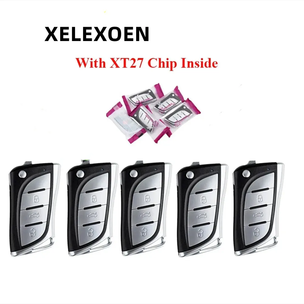 

5PCS/LOTXhorse XELEXOEN XELEX0EN VVDI Super Remote with XT27 XT27A66 Chip Work for VVDI2 /VVDI MINI Key Tool / VVDI Key Tool