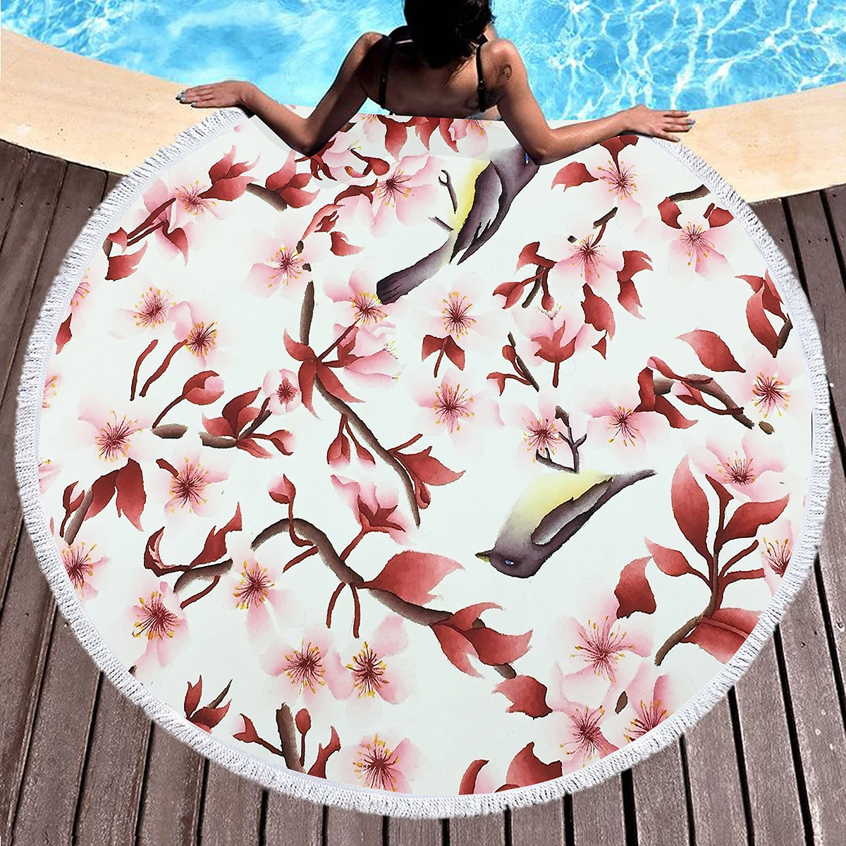 Bird Flower Print R… - image