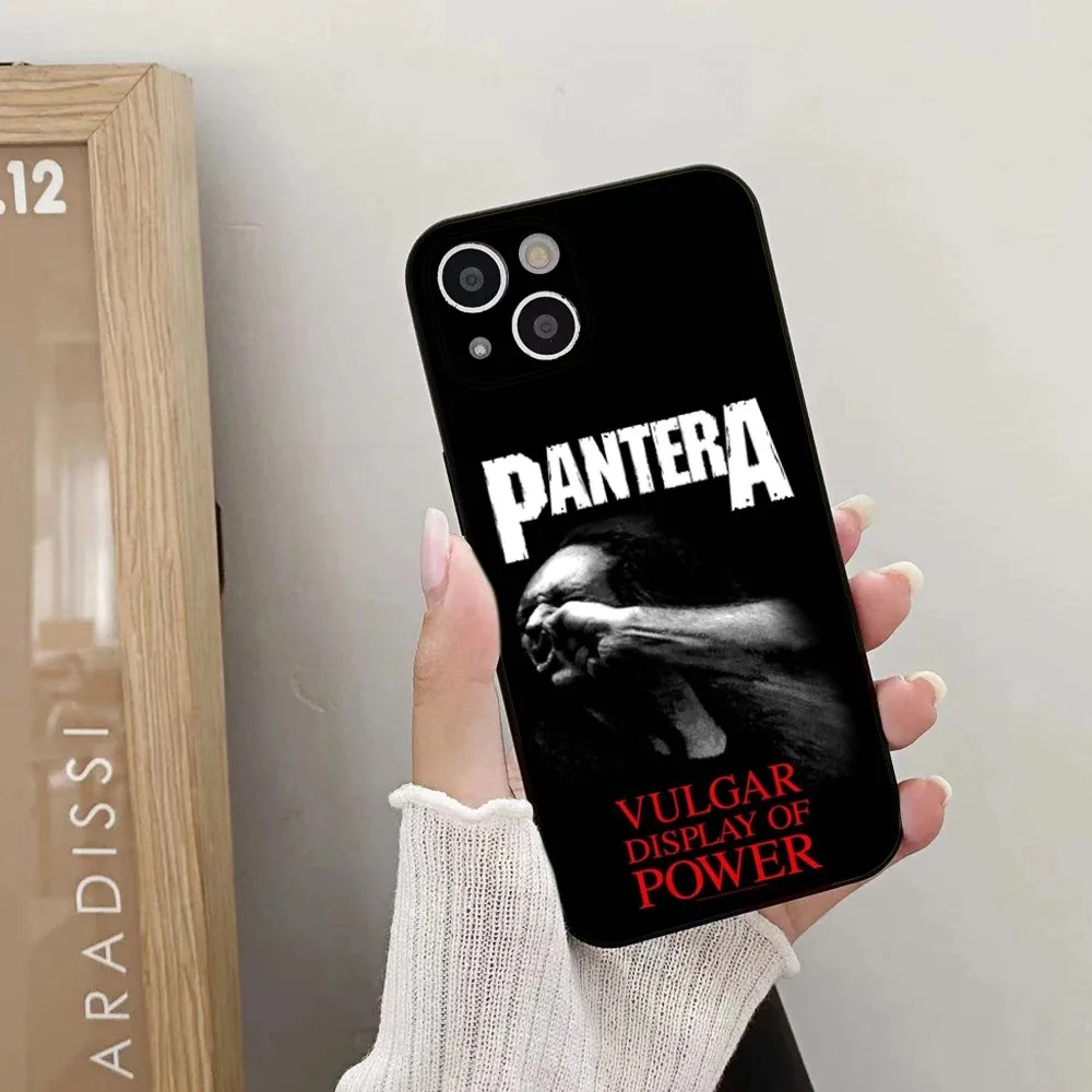 Pantera Ritual Metal Band Phone Case For iPhone 16,15,14,13,12,11 Plus,Pro,Max,XR,XS,X,7,8 Plus,SE,Mini Silicone Soft