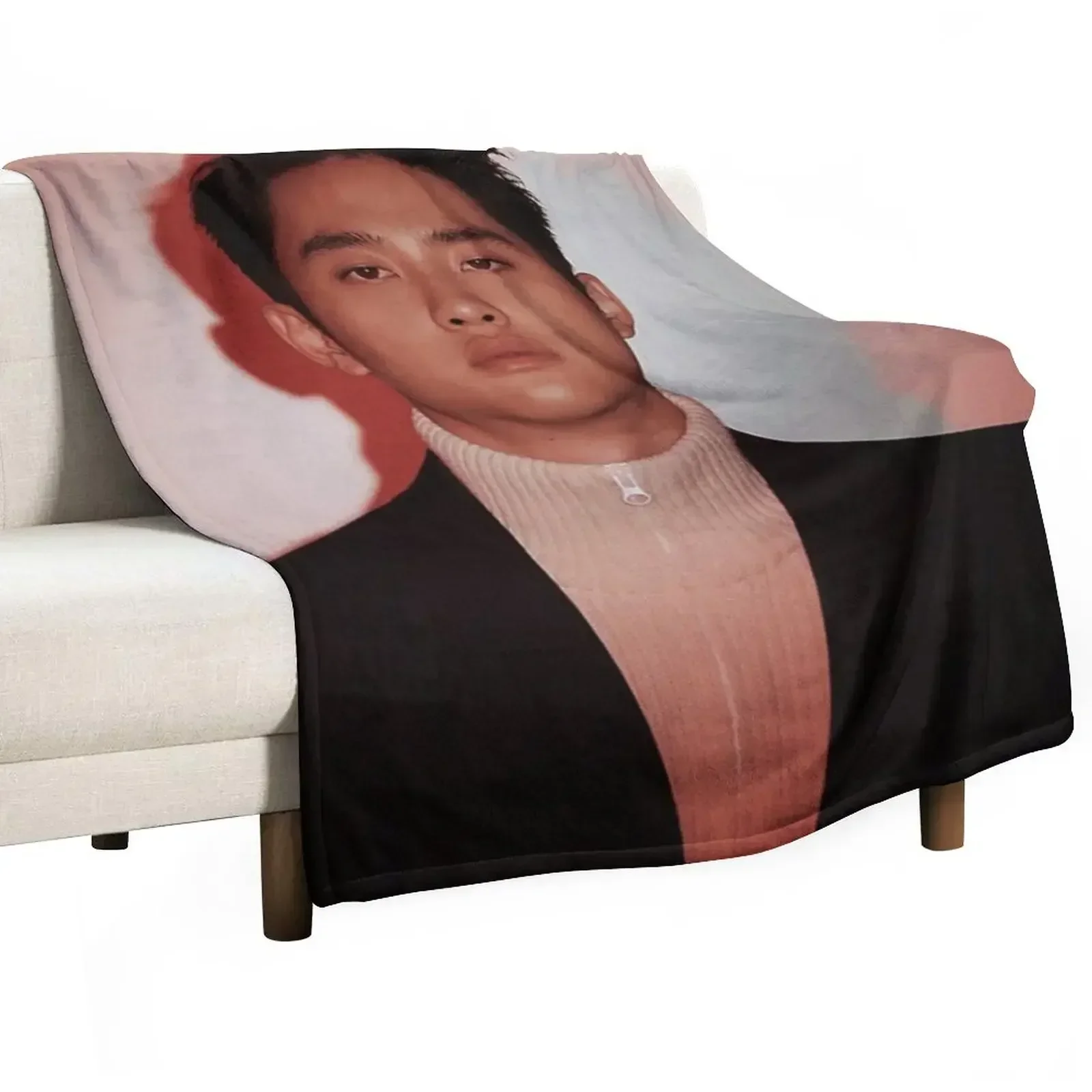 do kyungsoo (love shot) Throw Blanket Designers Luxury Throw Winter beds decorative Decorative Beds blankets ands Blankets