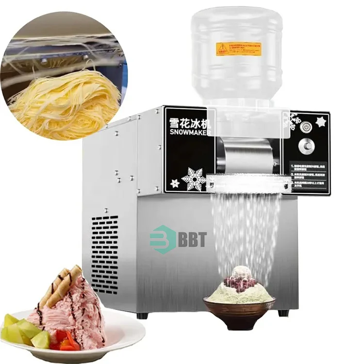 Tabletop Snow Ice Maker Machine Milk Snowflake Cream Fine Snow Ice Machine Electric Snowflake Ice Cream Machine
