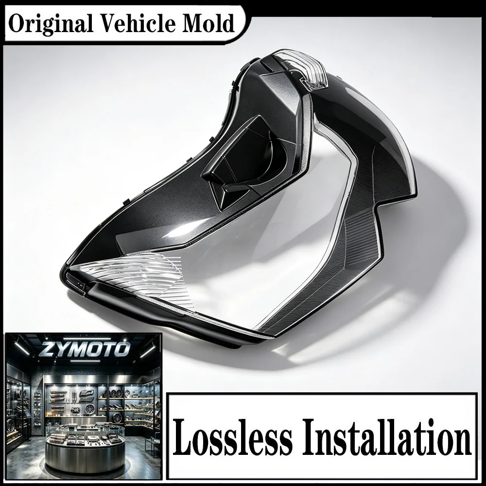 For Kawasaki Z750 Z 750 Z1000 Z 1000 2007-2009 Motorcycle Front Headlight Lens Cover Headlamp Glass Clear Replacement Kit