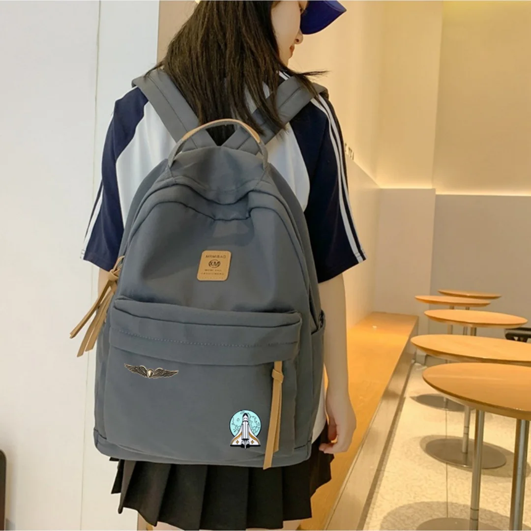 جديد الرجال النساء فانتازيا حقيبة كتف مدرسية إيلي تأثيري حقيبة الظهر الكبار السفر في الهواء الطلق حقيبة الظهر بروش دبوس اكسسوارات الهدايا #1