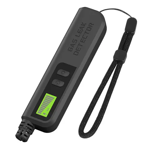 새로운 휴대용 가스 누출 감지기 천연 가스 감지기 50-1000 ppm 가청 및 시각 경보 기능이 있는 메탄 가연성 가스 감지기