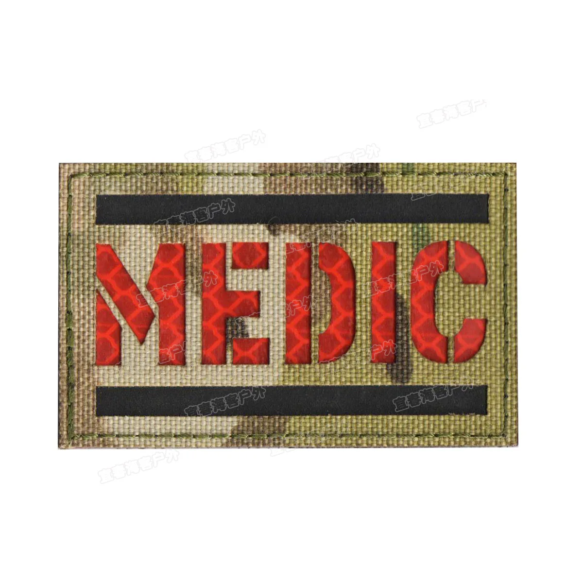 MED IR عاكس الإسعافات الأولية بقع الإنقاذ الدولي عبر التكتيكية الطبية المعنويات القتالية شارة هوك شارات