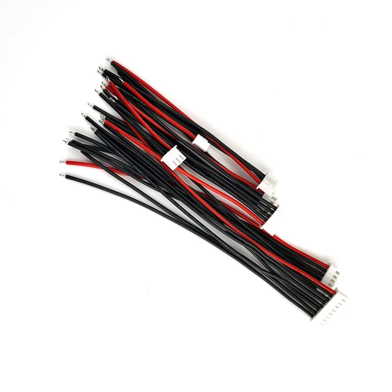 5Pcs JST XH XH2.54 1s 2s 3s 4s 5s 6s 7s Battery Charger Plug Cable Connector 5cm 8cm 10cm 15cm 20cm 3239-22AWG Silicone Wire