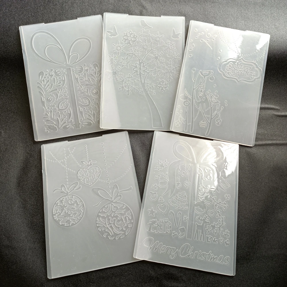 

Scrapbooking Christmas DIY Paper Cutting Dies Scrapbooking Plastic Embossing Folder New Arrival