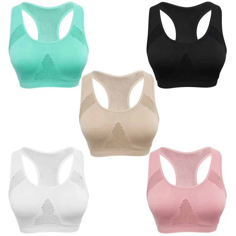 M-2XL Seamless Bras For Women Solid Color Push Up Breathable Sports Bra Female Beautiful Back Brassiere Tops Girls Lingerie