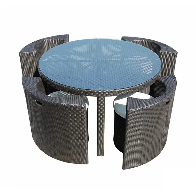 #Patio Rattan Outdoor Table and Chair Set Outdoor Modern Set with Custom