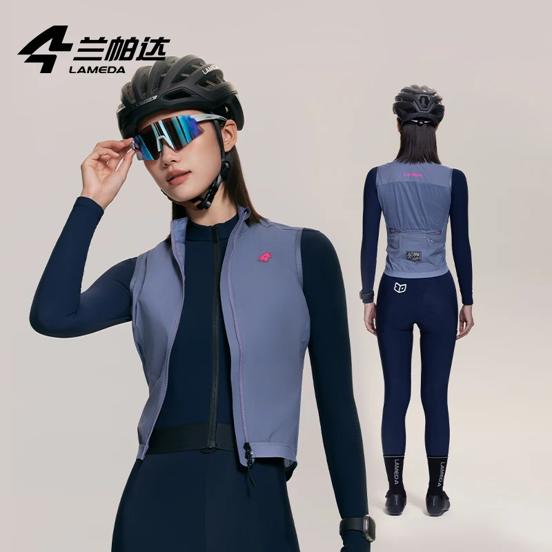 

Lameda Cycling Vest Windproof Water-repellent Bicycle Vest Breathable Quick Drying Cycling Vest For Women Running Vest
