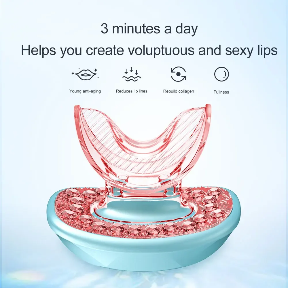 Electric Lip Plumper LED Red Light Therapy Lip Plumping Device