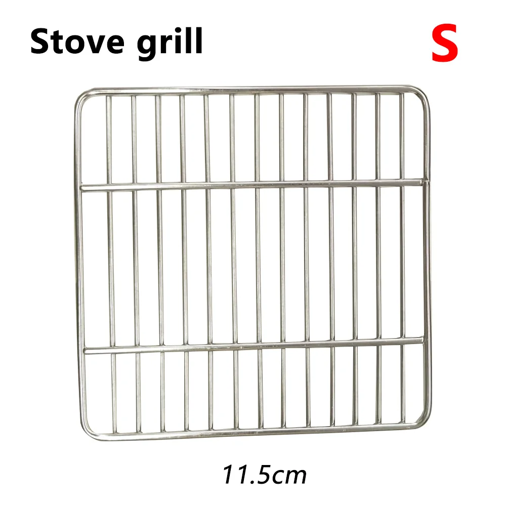 Square BBQ Grill Mesh Mat 304 Stainless Steel Grill Wire Mesh Outdoor Camping Pot Rack Japanese Barbecue Non-stick Grilling Mats