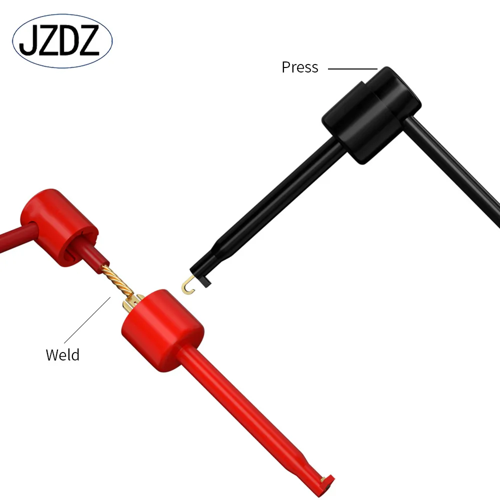 JZDZ10PCS SMD IC Test Hook Clips Copper Mini Grabber for Multimeter Test Lead Electrical Accessories J.30006