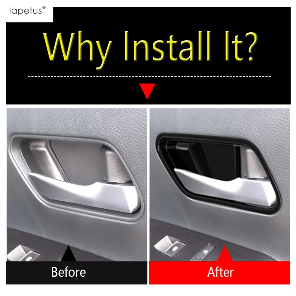 

Внутренняя дверная ручка автомобиля, чаша, накладка на рамку для Nissan Kicks 2025 2026, ABS, черный/матовый/углеродное волокно, аксессуары, комплект интерьера