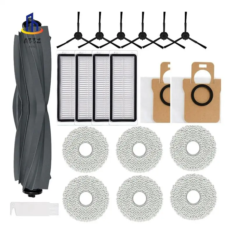 

A33Z-Accessories For Dreame L20 Ultra Robot Vacuum Replacement Parts Includes Main Brush,Hepa Filters,Side Brushes,Mop Cloths