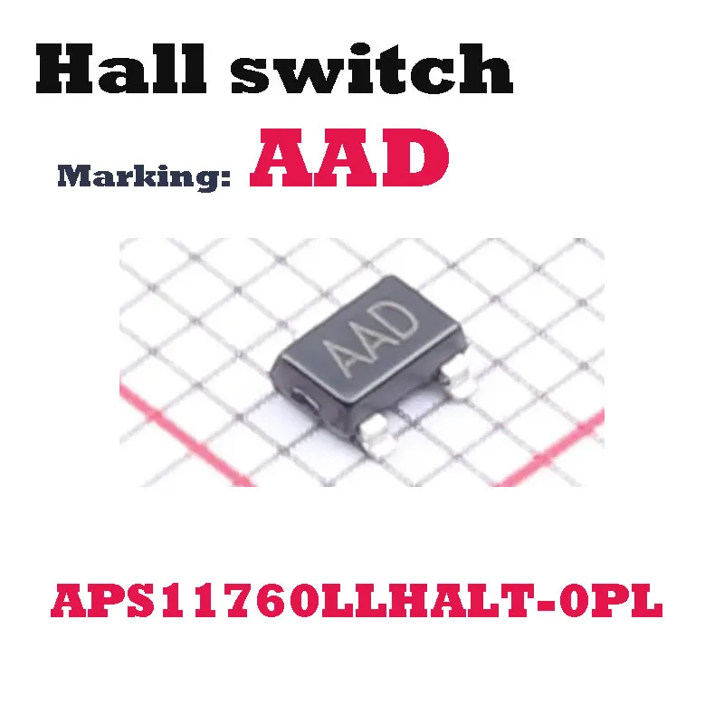 （10個入り）型番：aad-aps11760llhalt-0pl、sot-23wパッケージ、ホールスイッチトランジスタ