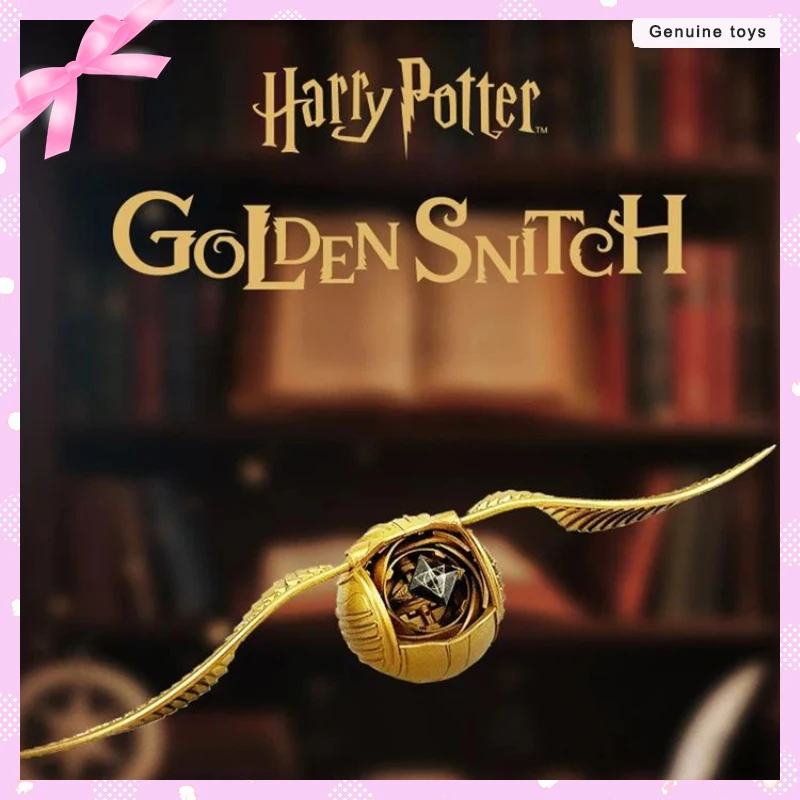 En stock Figura que se puede abrir de cucina dorada de Harry Potter con adorno de anillo - Juguete periférico de película Regalo de Navidad y Halloween para fanáticos