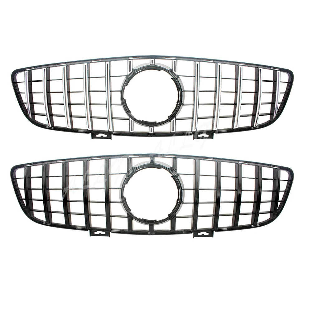 Front Racing Billet Bumper Grille Upper Cover For Mercedes-Benz C197 R197 SLS AMG Roadster 2010 2011 2012 2013 2014 2015