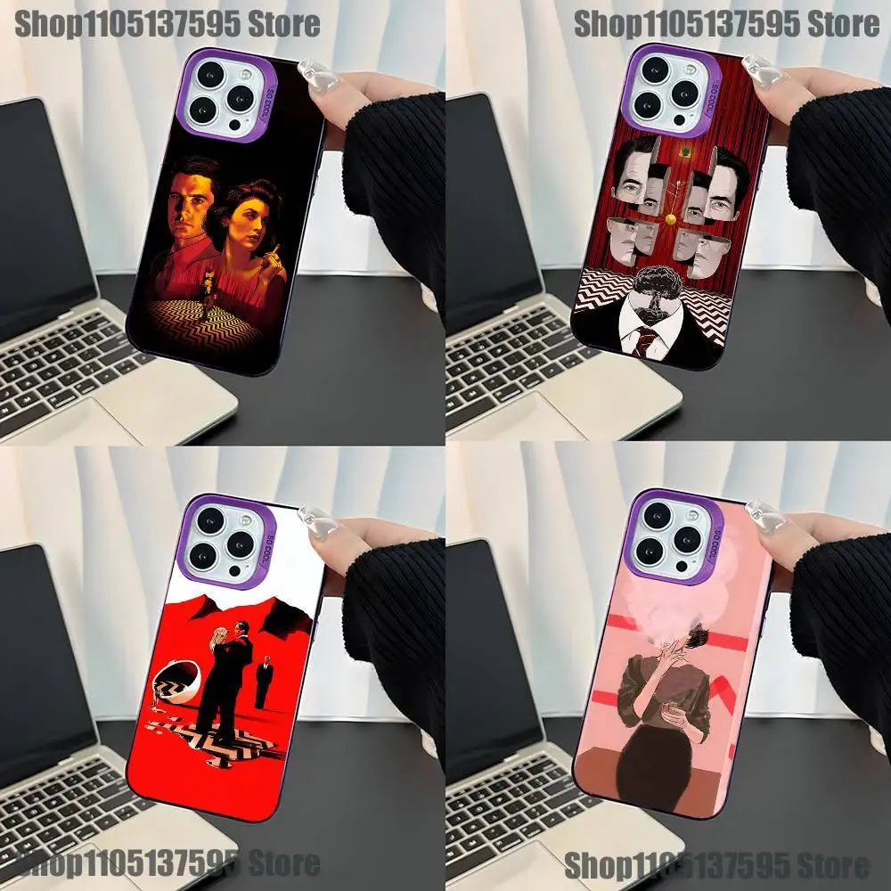 

Twin Peaks Fire Walk With Me Phone Case For iPhone 17,16,15,14,13,12,11,Mini,Pro,E,SE4,XS,MAX Purple Candy Matte Cover
