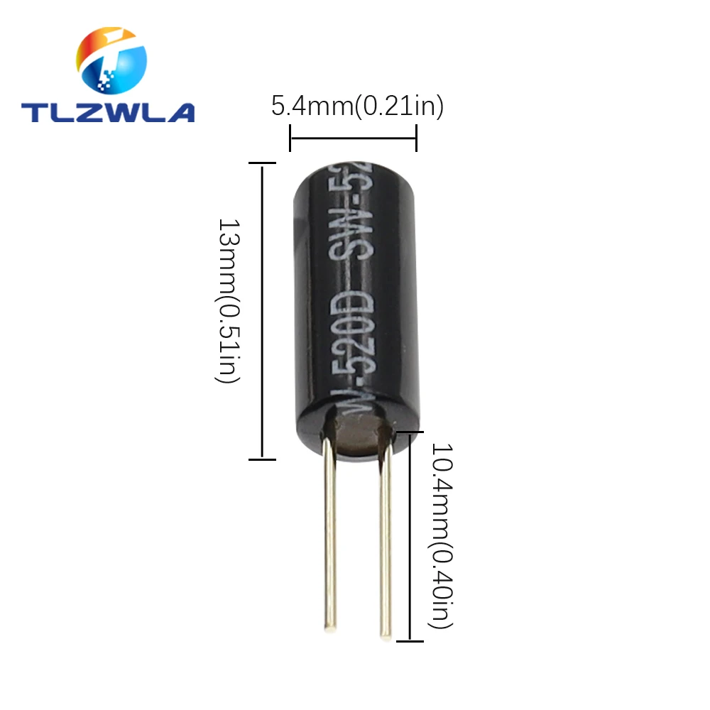 10PCS SW-520D SW520D Vibration Sensor Metal Ball Tilt Shaking Switch