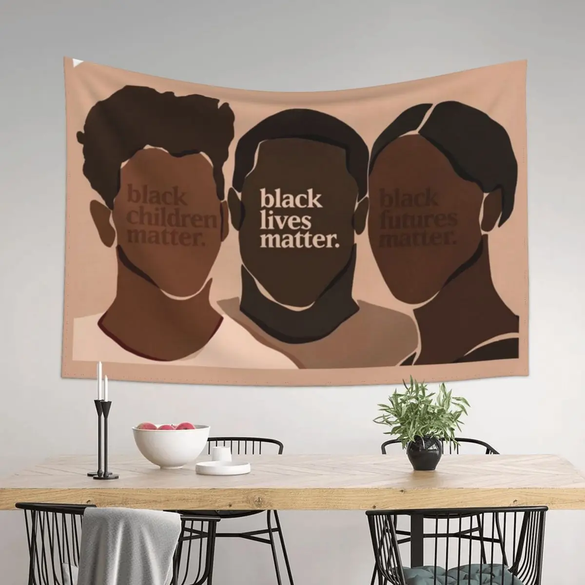 

Black lives matter. Tapestry Wallpaper Decoration Bedroom Cute Decor Decoration Aesthetic Tapestry