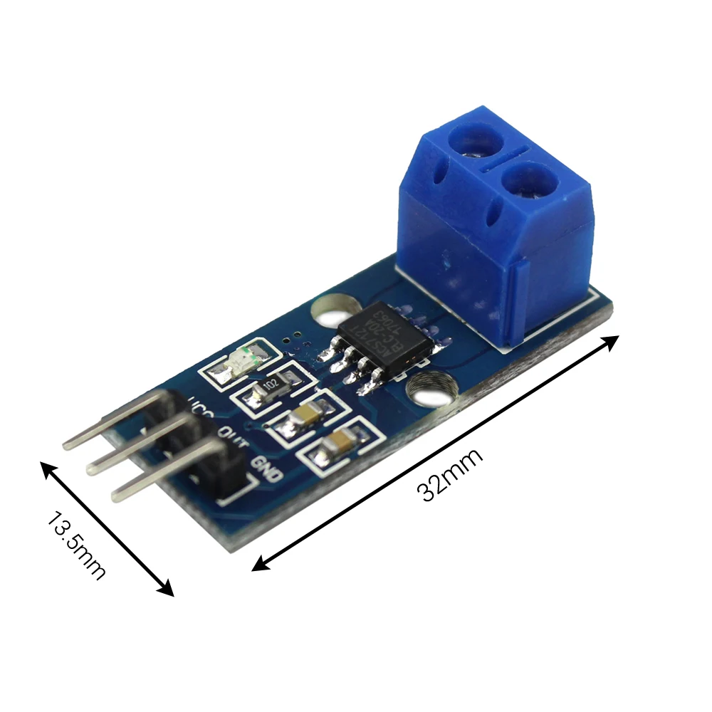 Hall Current Sensor Module ACS712T module 20A  Hall Current Sensor Module 20A