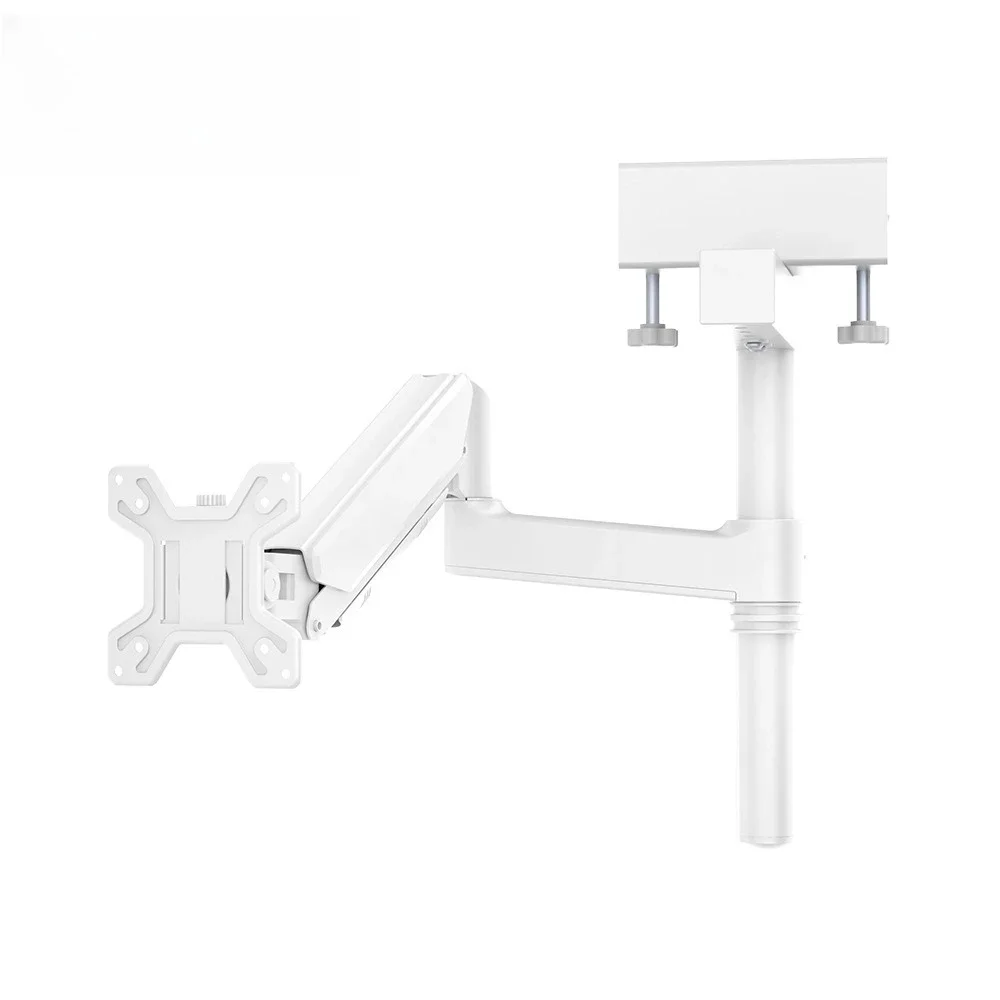 hh-Monitor Stand Multi-Function Gas Spring Single and Double Arm Universal Base Screen Cantilever Computer Stand^