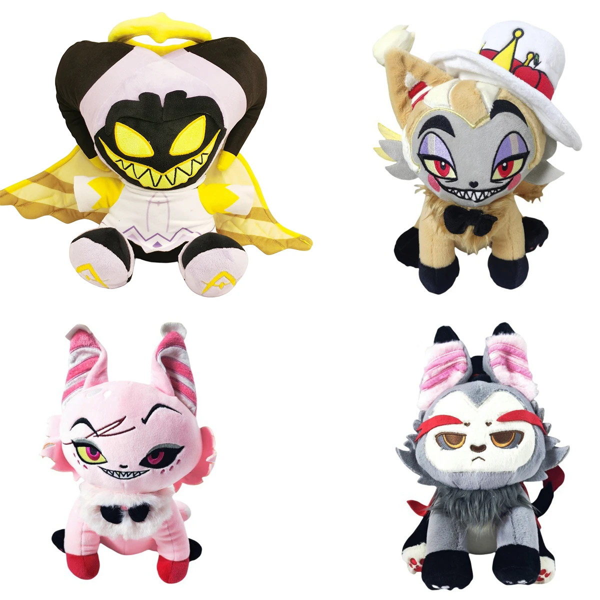 New Angel Meow Hazbin Hotel plush toy.Plush dolls are soft but not easily deformed.Room decoration.Holiday gift.Nice little gift