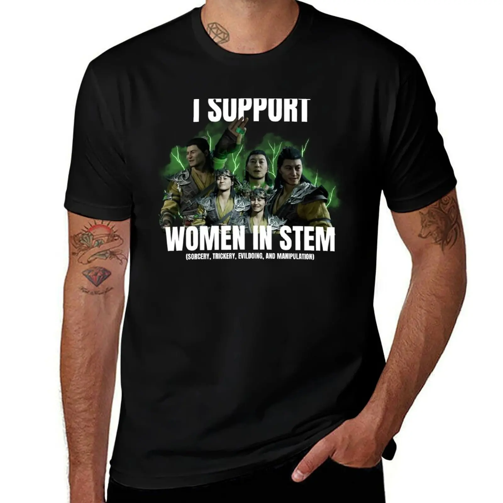 

Shang Tsung Women in STEM Mortal Kombat T-Shirt man t shirt designer man t shirts for men casual mens graphic t shirts T-Shirt