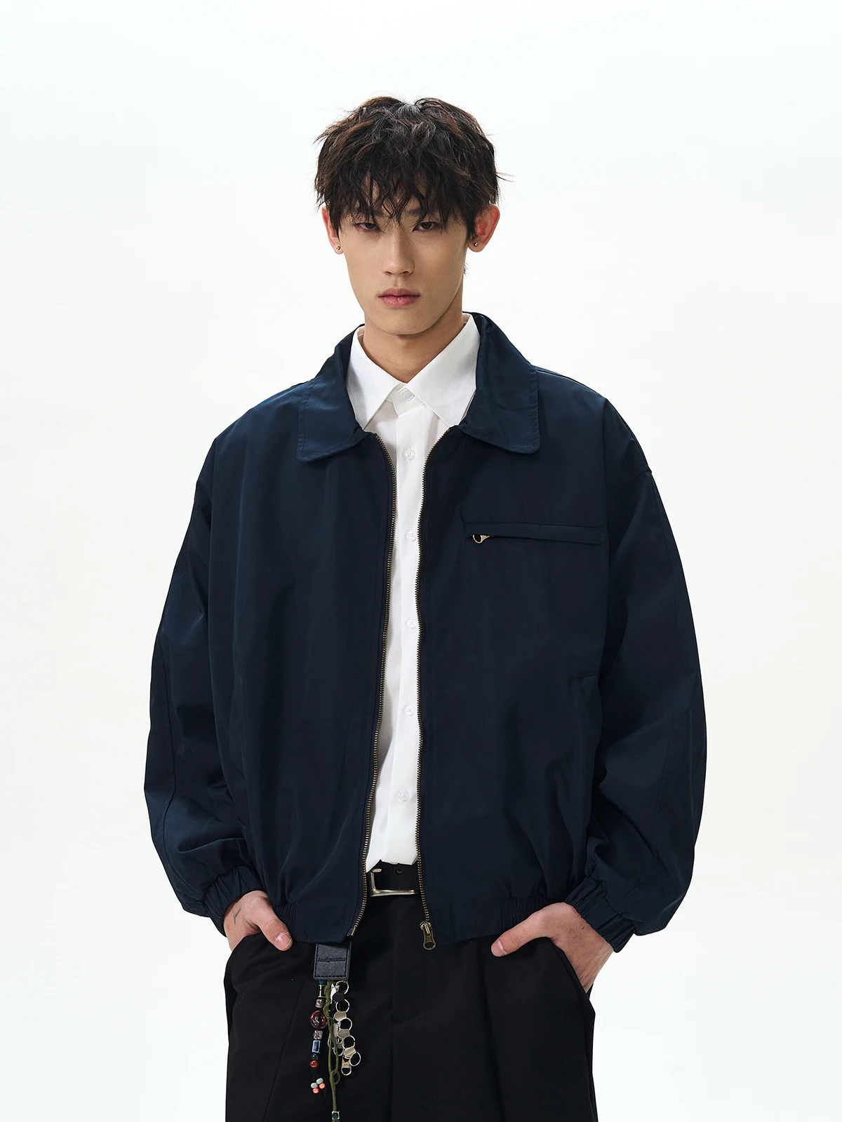 

Cleanfit ort Collar Jaet ex Boxy Barn Sle Универсальная верхняя одежда American High Street a PUEE Молодежная молния, украшенная...