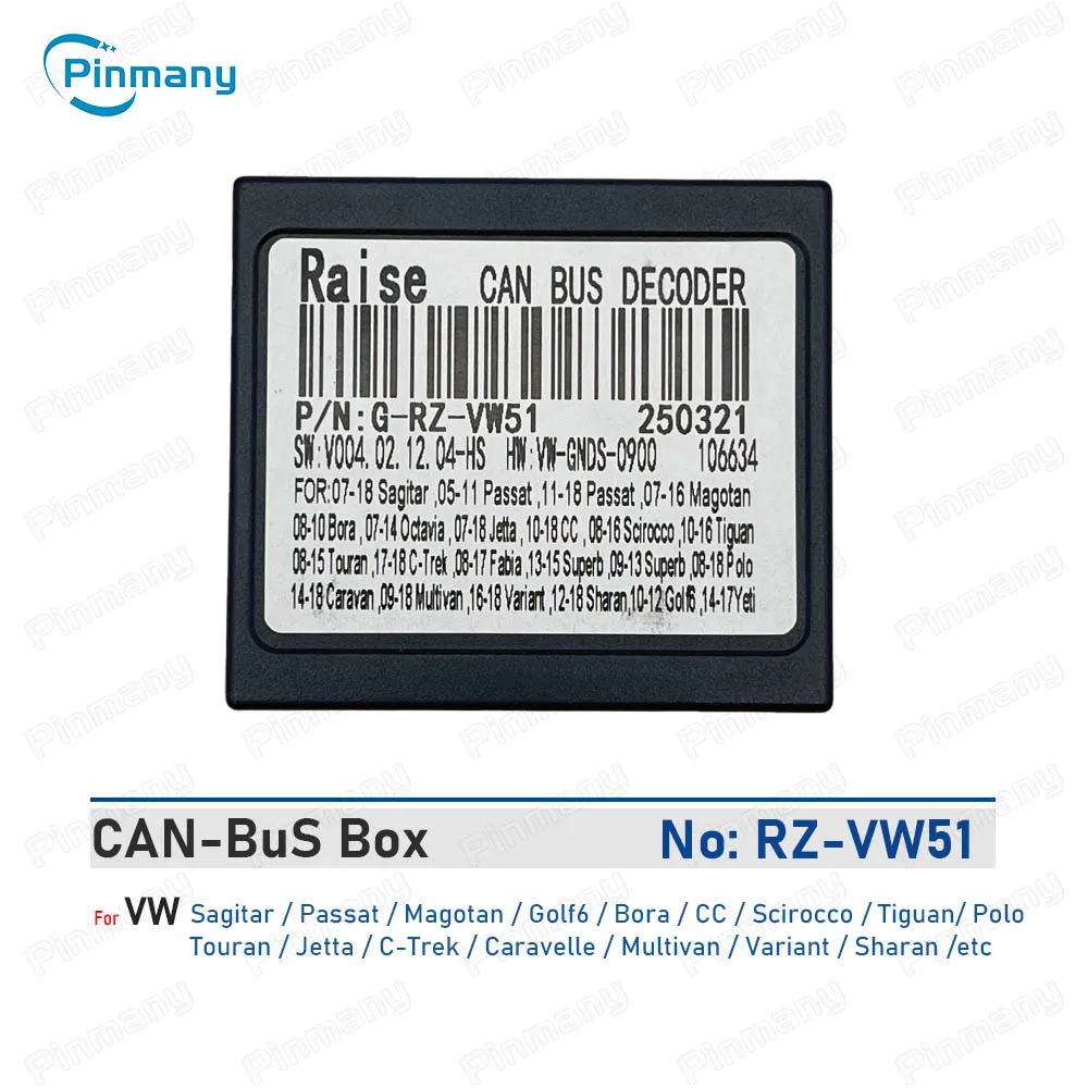 

Автомобильный радиоприемник CAN Bus Adapter RZ-VW51 для Volkswagen Sagitar Passat Magotan Golf6 Bora VW CC Scirocco Tiguan Polo Touran Jetta