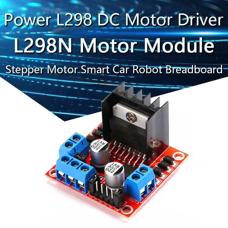 L298N Driver Board Module L298 Stepper Motor Smart Car Robot Breadboard Peltier High Power