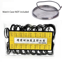 Assortment of 0.5mm 0.6mm Rubber Watch O-Rings 18 Sizes Waterproof Watch Back Case Gaskets For Watchmakers T2516
