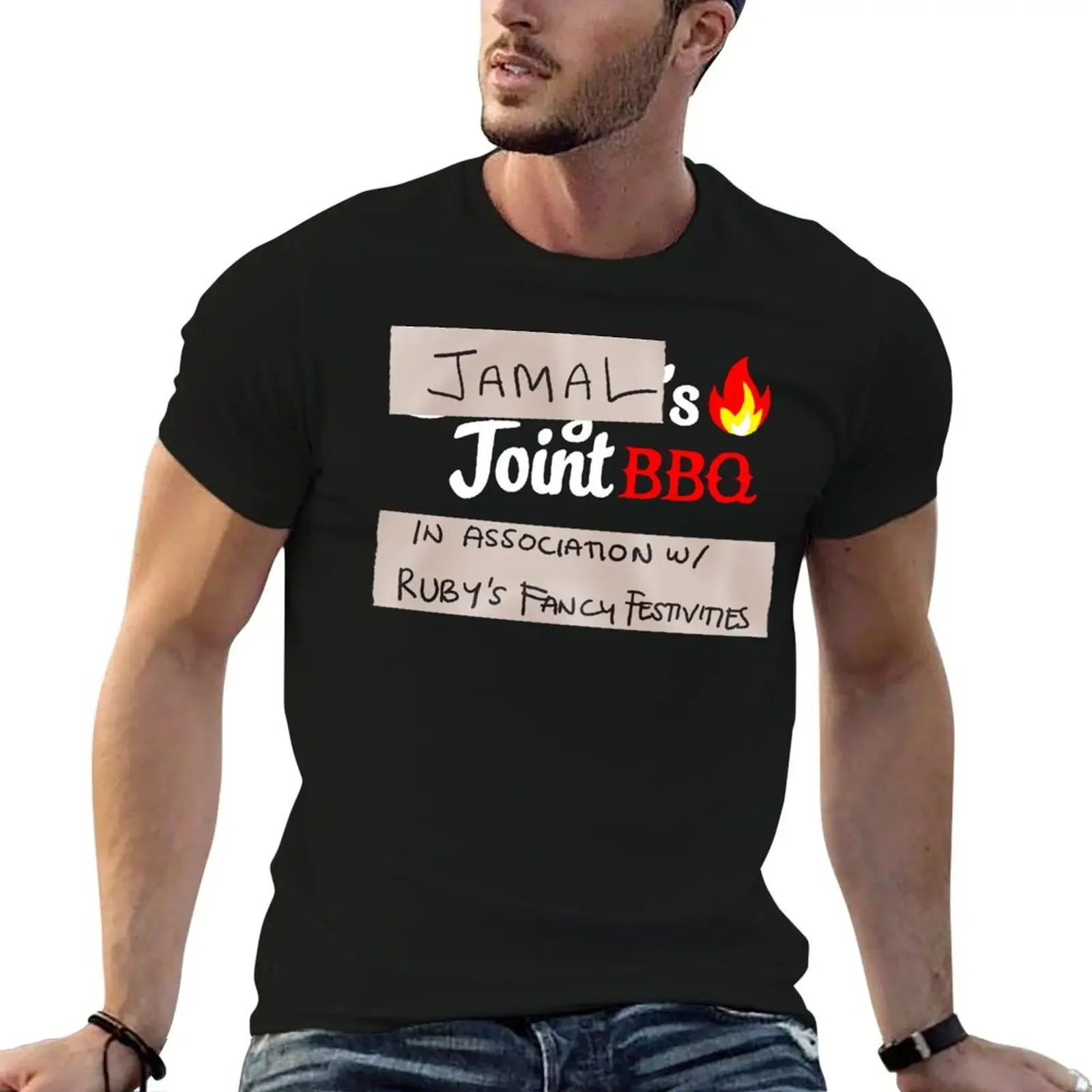 

Jamal's Joint BBQ T-Shirt vintage cute tops shirts graphic oversizeds men workout shirt