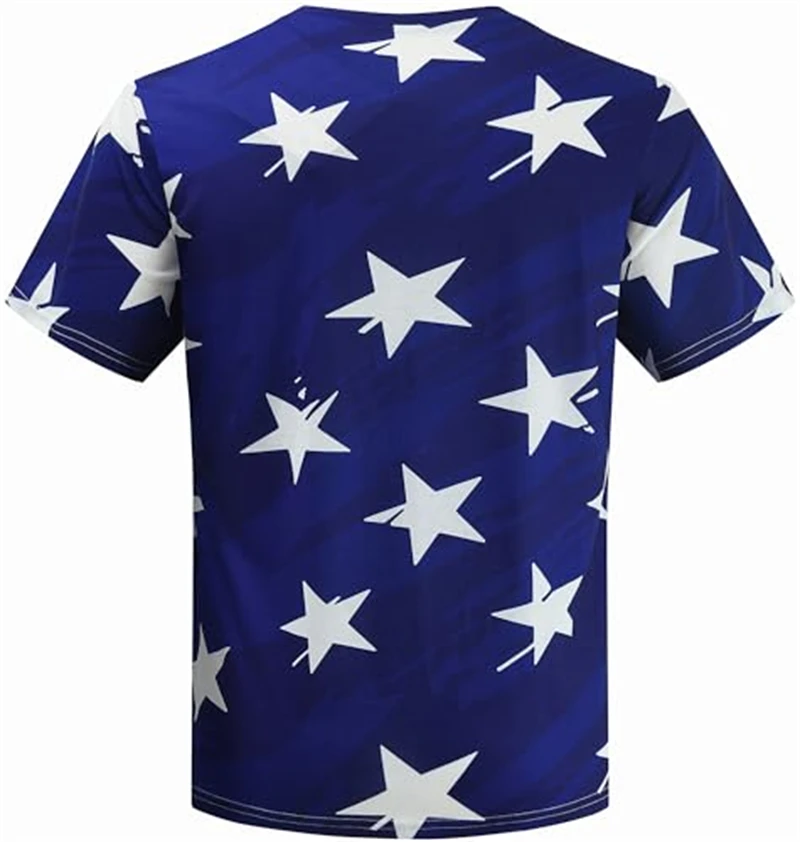 American Flag 3D Print TShirt Mens Eagle Stars Graphic Stripes Patriotic Short Sleeve Tee Summer Fashion Casual O Neck Tshirts