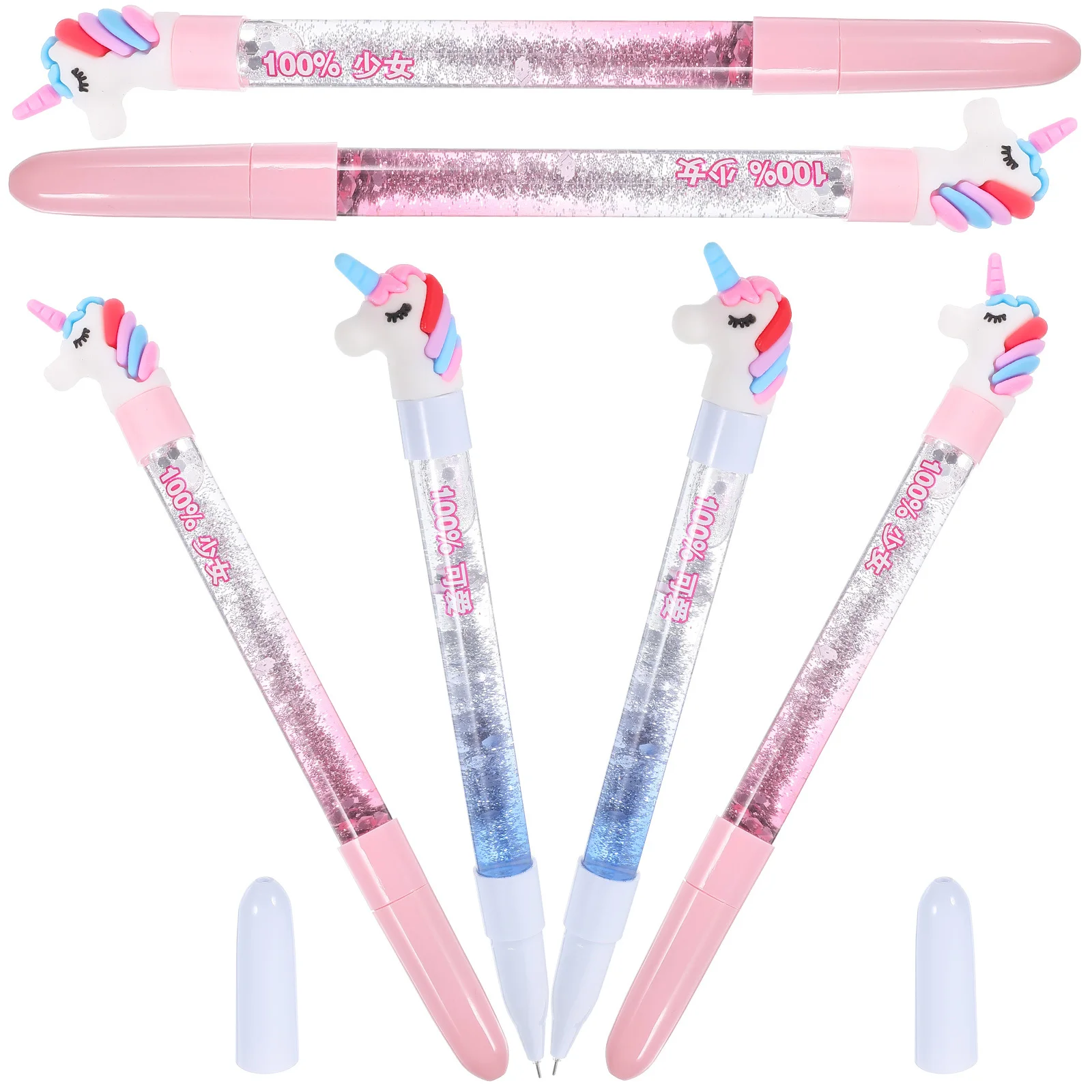 

6Pcs Multi-Function Ink Pens Comfortable Grip Writing Pens for Students Signature Note Taking Birthday Gift Set