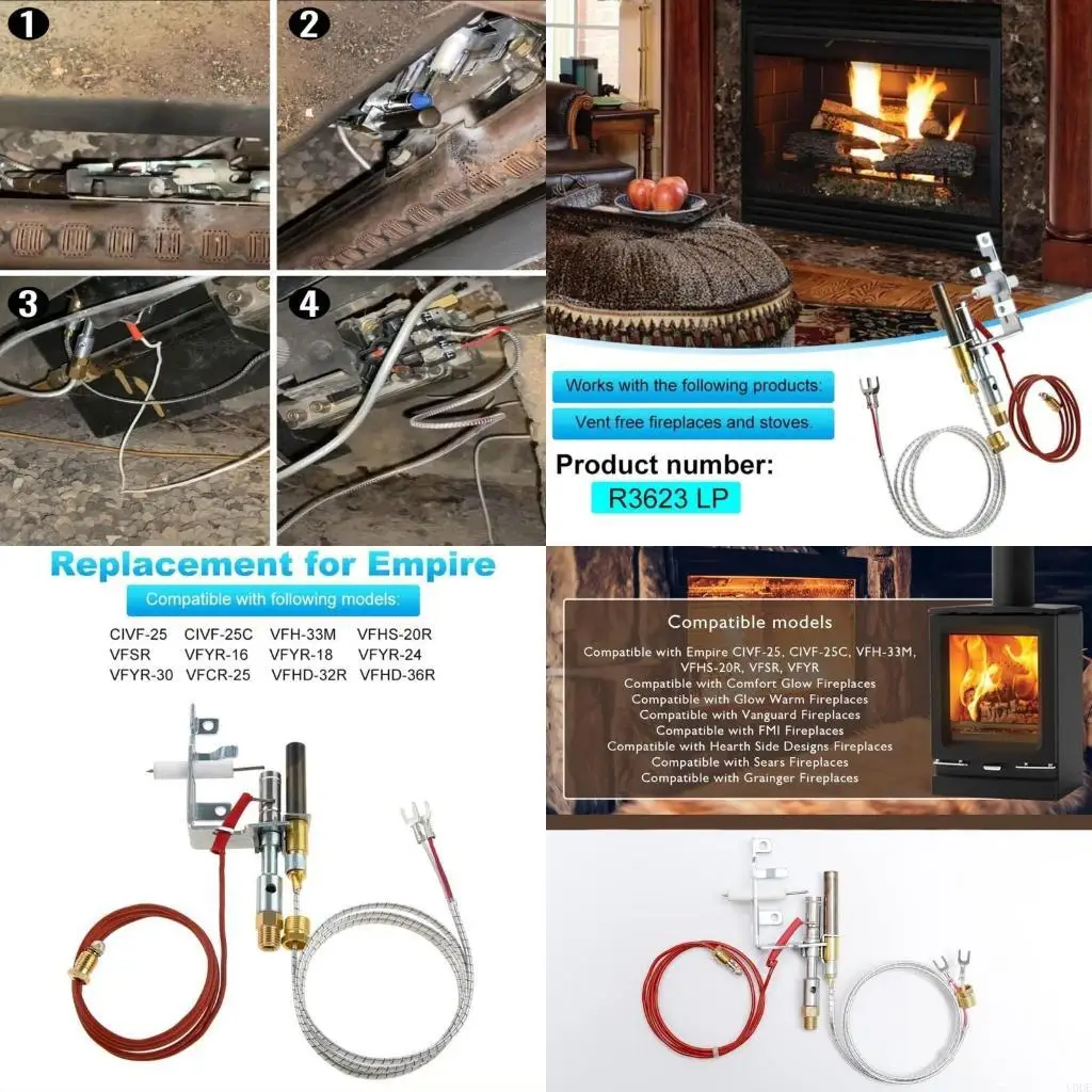 LPG8414 PP225 R3623 14D0477 Propane Assembly for Empire Fireplaces Stove