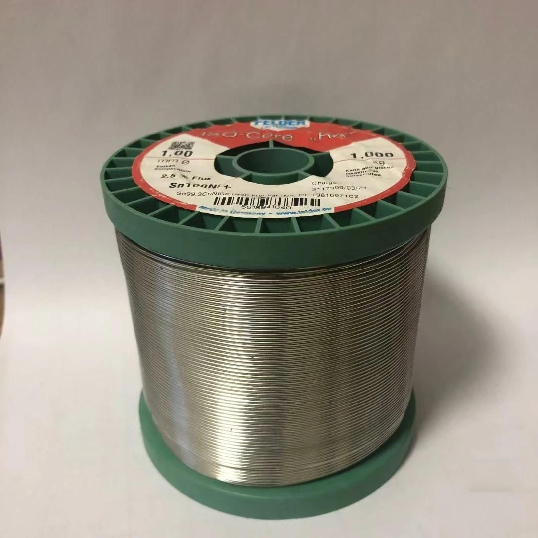 German Imported Soldering Wire FELDER High Activity Soldering Wire Lead-free Environmentally Friendly Wire Diameter 1.0mm